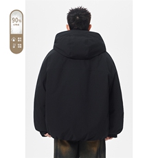 2025冬季新款港风无影墙大码90%白鸭绒羽绒服M-4X2535-特P249，男装羽绒服，电商A022