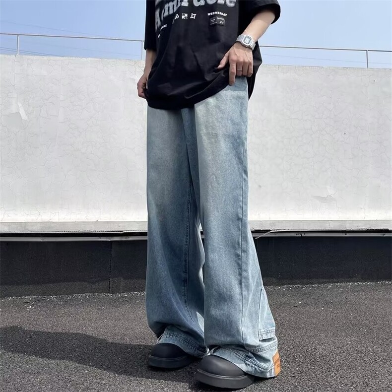 2024美式牛仔裤男款春季长裤潮N8050P48,男装牛仔裤,星座1116-2