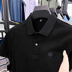 纯棉男短袖体恤Polo衫男装夏季新款简约上衣高端翻领半袖T恤潮，男装T恤，电商B212（原钱塘6029）