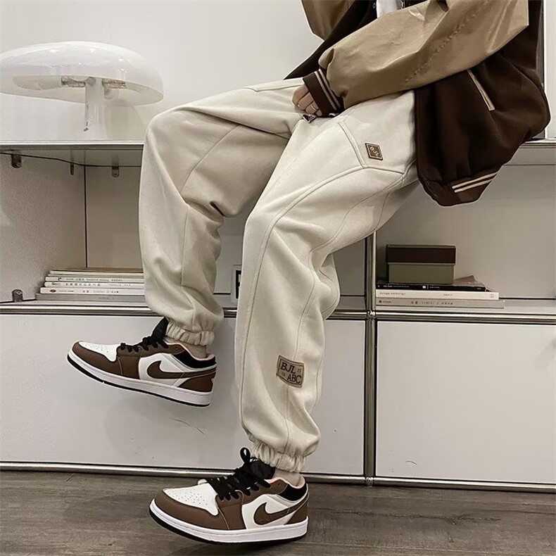 男秋季新款港风休闲裤X2309P40图片