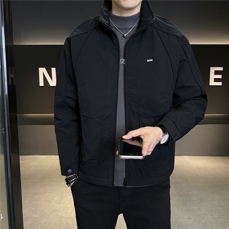 3923P1352025新款棉服加棉冲风衣夹克棉衣外套控卷后195，男装夹克，星座414（原B263）