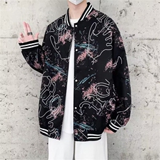 青少年新款棒球服外套男生春秋季潮流帅气休闲百搭夹克衫男装，男装夹克，星座1013