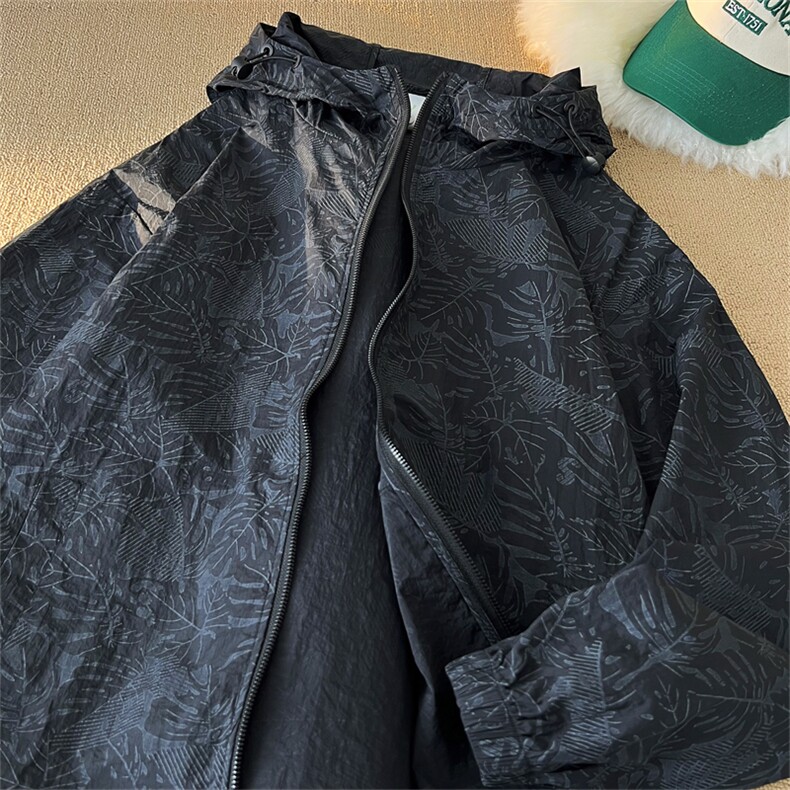 夏季防晒衣夹克男防晒指数UPF40+潮流轻薄枫叶FS3202-P40-控价59,男装夹克,电商A128