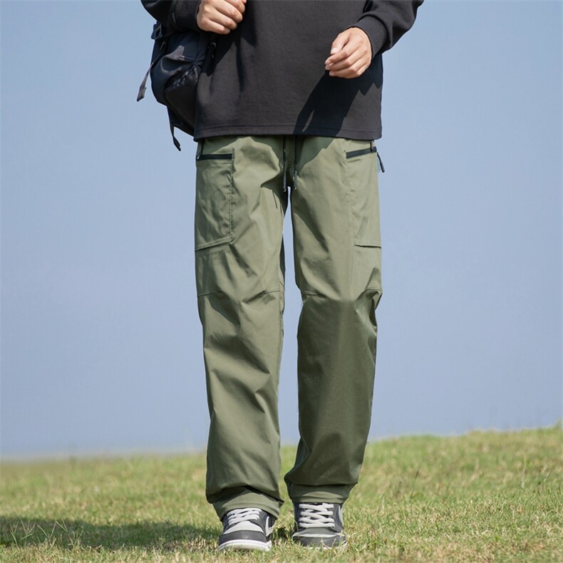 春季日系工装裤男款长裤户外运动登山防水阔腿休闲裤K3509特P48,男装休闲裤,星座309（原A406）