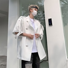 新款时尚外套液体反光面料飞机扣BX10P80，女装短外套，星座1116-2