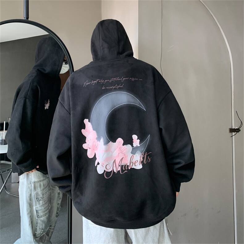 B359-WH8802-特P53限价78数码印花直喷秋男生连帽卫衣大帽子卫衣图片