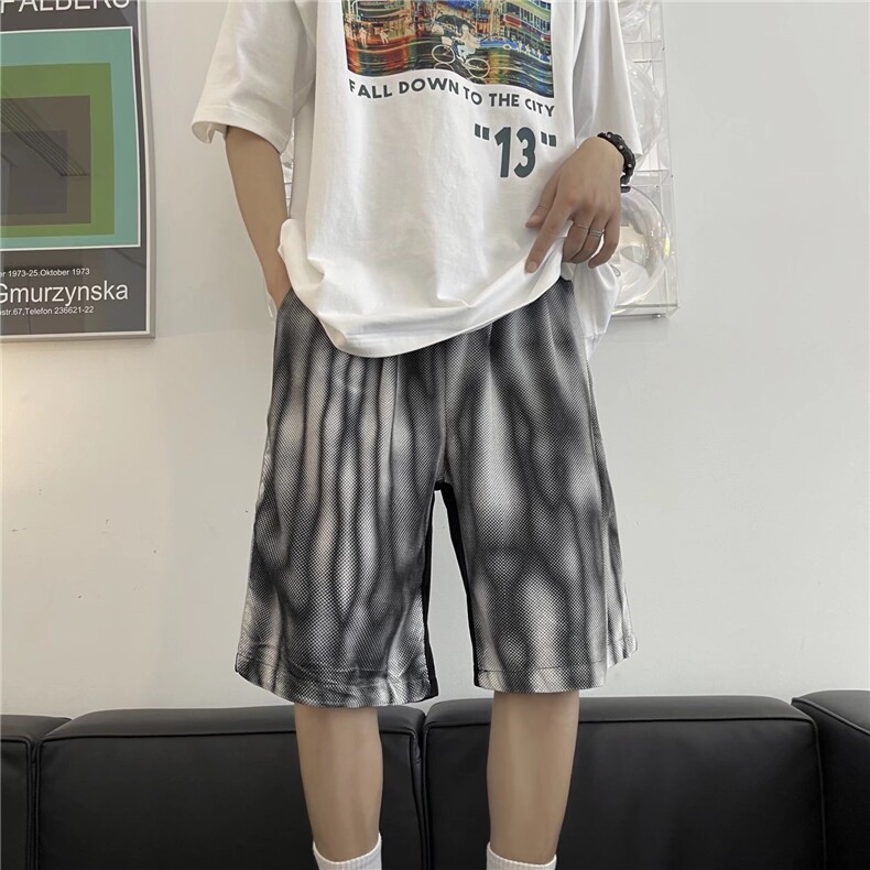 男夏季休闲男韩版潮流宽松抽绳直筒裤砖石绒FA101P32,男装休闲裤,星座1116-2