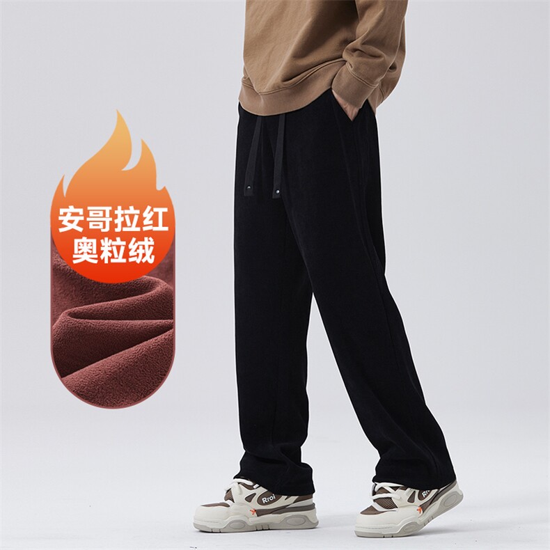 A178-1DY572AP75奥粒绒秋冬季美式针织卫裤,男装休闲裤,电商A178-1