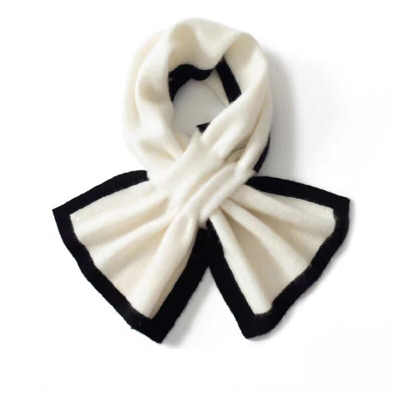 时尚百搭秋冬新款拼色围巾 简约大方 保暖舒适图片