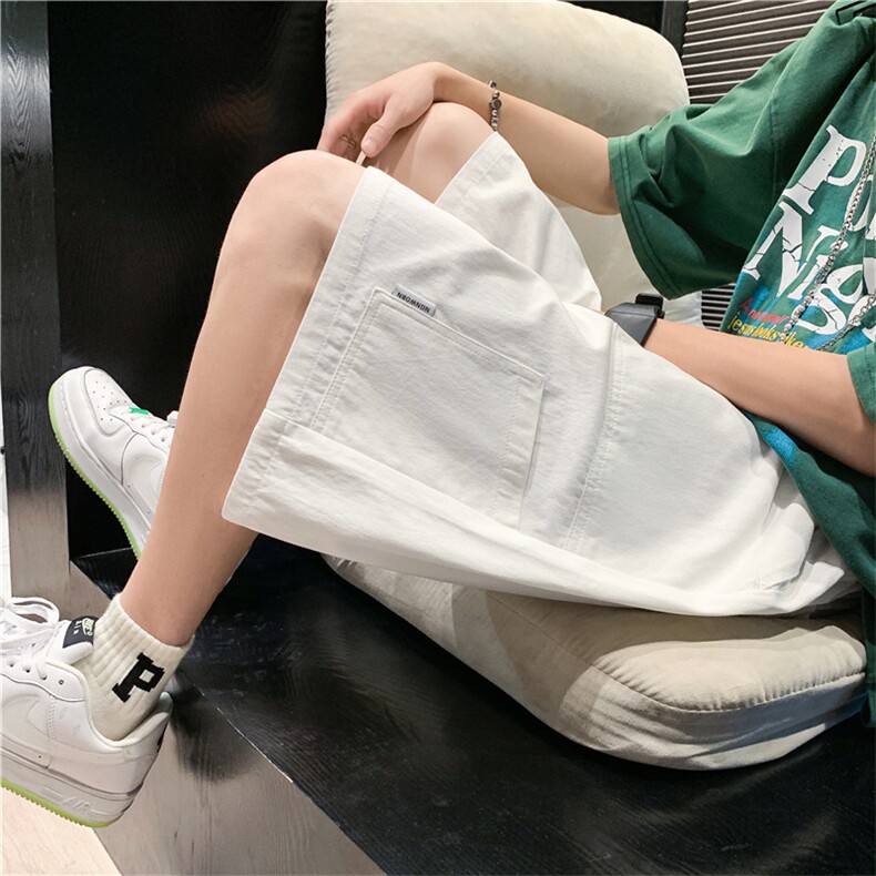 裤子男夏季日系工装直筒短裤宽松五分裤运动休闲裤潮DK0730-P30,男装休闲裤,星座308B-1