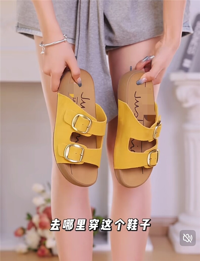 周雨彤沈月同款生巧吐司2代厚底勃肯拖鞋2025新款凉鞋,女鞋凉鞋,泰合衣坊