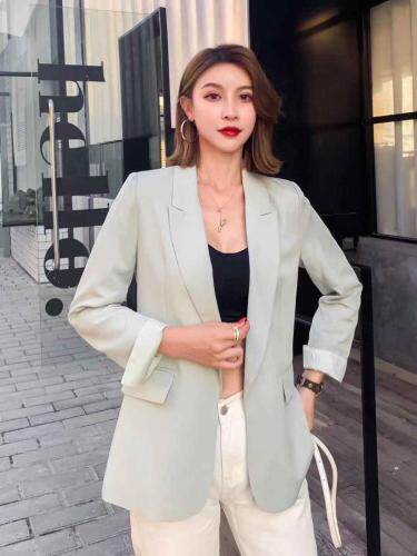 西服女神外套值得春夏秋主推图片