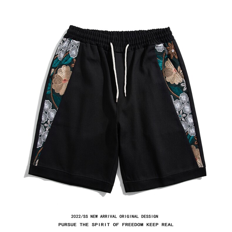 1白底短裤男大码M-5XL短裤女男士中裤男潮流五分裤DK7791P45控59，男装牛仔裤，星座226-2