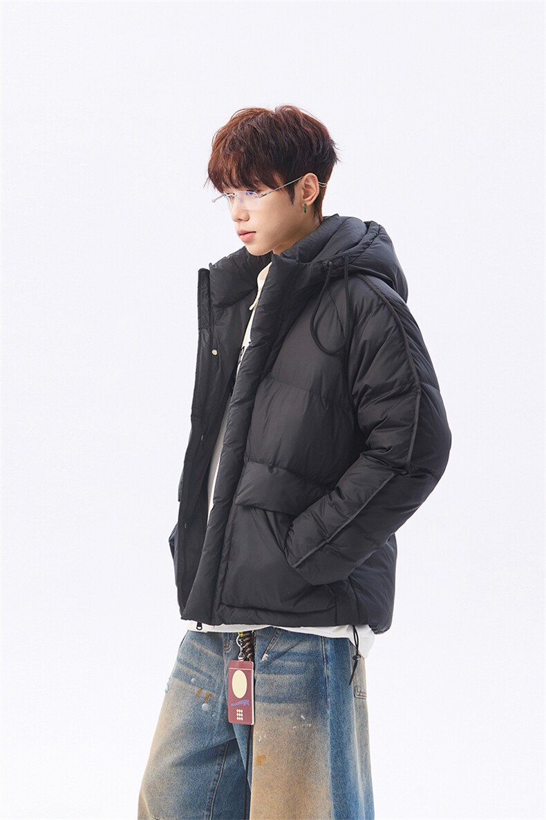 羽绒服连帽高品质保暖cityboy情侣冬90白鸭绒2025SYR2602-P270,男装羽绒服,星座610B-1