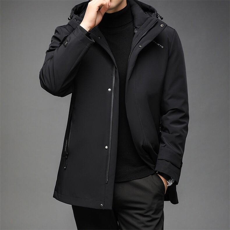 棉衣男冬季新款连帽外套中年羽绒可卸内胆棉服上衣QLMF86060-P345,男装羽绒服,电商B212（原钱塘6029）