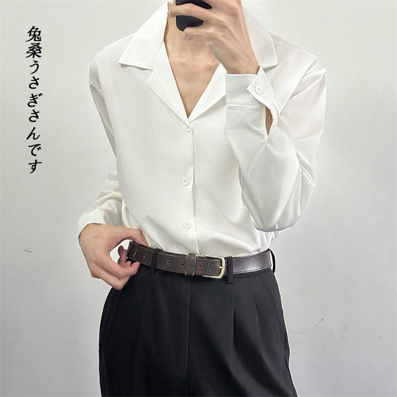 男款休闲衬衫宽松衬衣大码S-5XLCS4P35,男装衬衫,星座1013-1