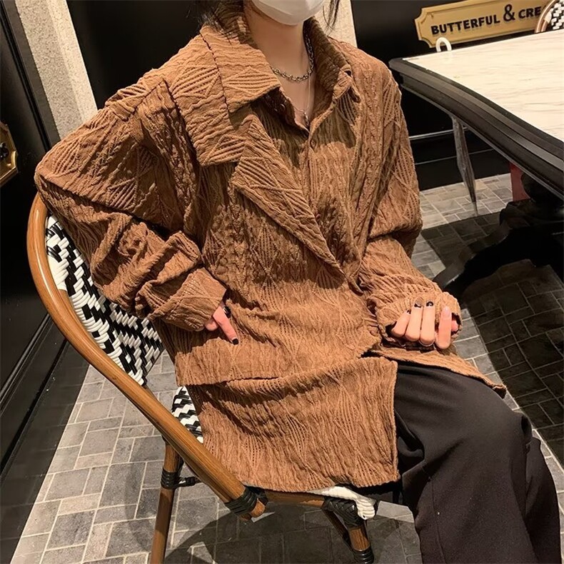 春夏季新款衬衫原版镂空设计立体提花衬衫BK025P52,男装衬衫,星座1116-2