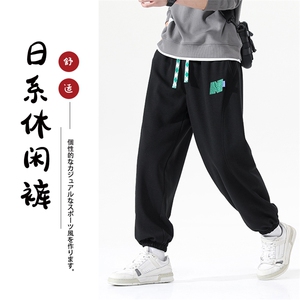多组图片供选 M-8XL 秋季新款大码束口百搭长裤卫裤 109-K65-P40图片