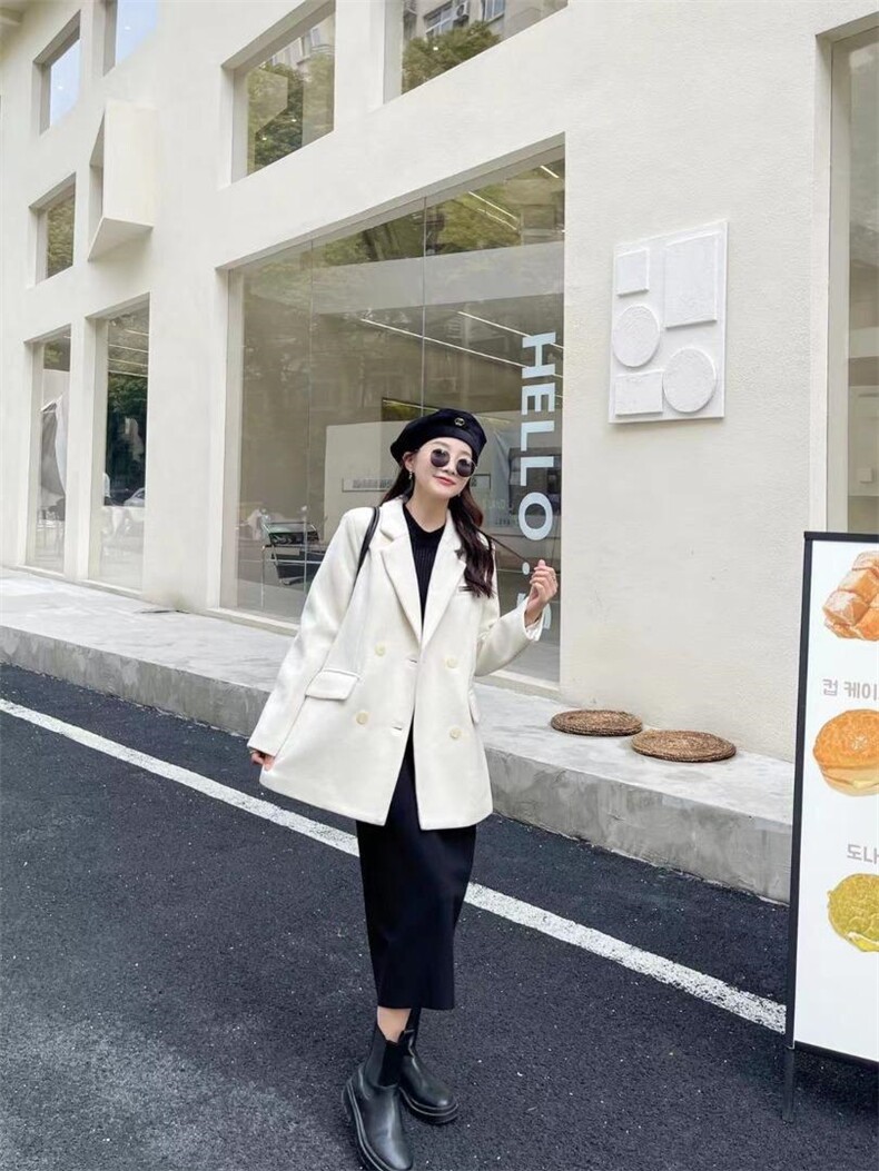 毛呢大版西装，女装西装，Balance Studio