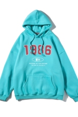 白底23秋冬时尚百搭宽松字母印花圆领连帽卫衣W254P35控58，男装卫衣，电商A247-1