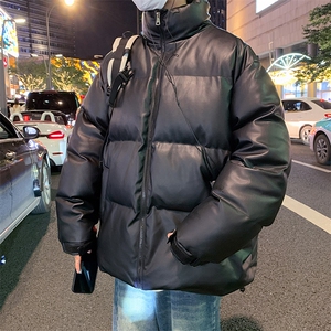 皮棉衣 D3126-TP80 控118 多色加厚防风防水冬季保暖港风皮外套男图片