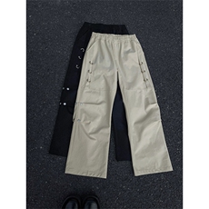 C5360-TP65控价882024春季新品|时尚拼接宽松纯色休闲长裤，男装休闲裤，电商A102-1