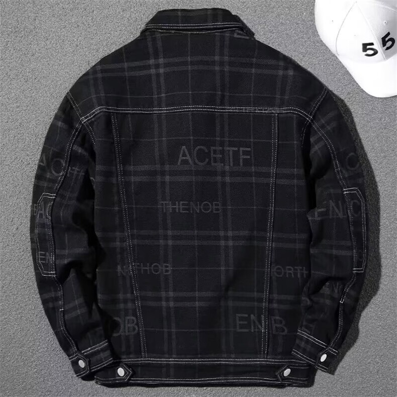 1506/QY80370/P44潮牌衬衣外套学生帅气夹克秋冬季开衫上衣服,男装夹克,星座1506