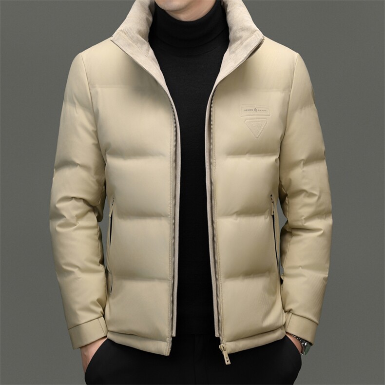 男装羽绒服YR6470新品主推鹅绒立领轻商鹅绒绒感强实体高品质,男装羽绒服,钱塘207-1