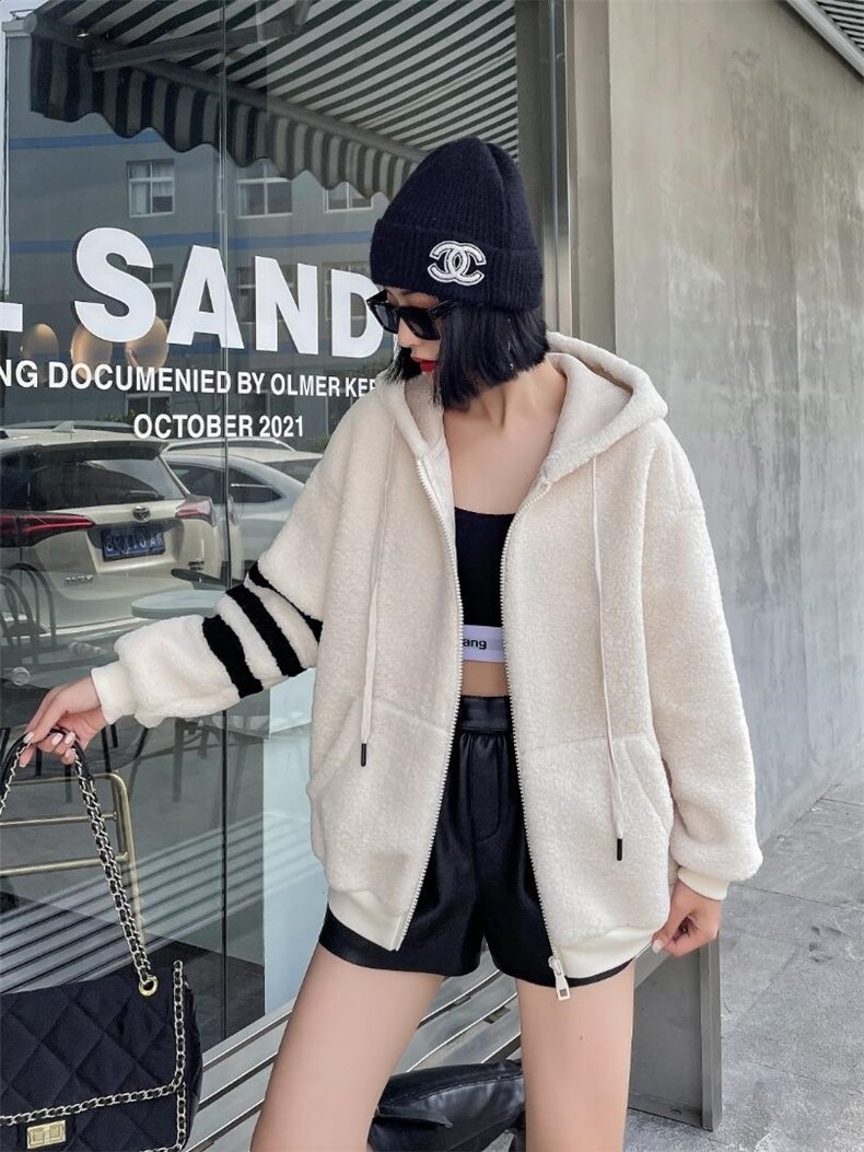 绣花皮毛外套，其它，韩外