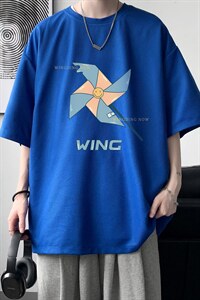 HT73112-P22 华夫格t恤男短袖男大码五分袖 大皂风图片