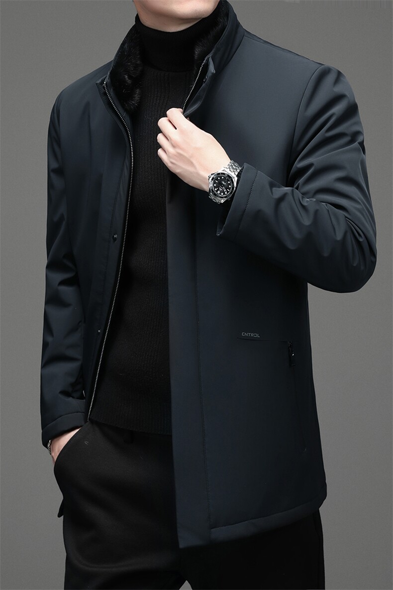 BWW-2059钱塘2020-2中年男士新款冬季厚款商务休闲羽绒服P575,男装羽绒服,钱塘207-2