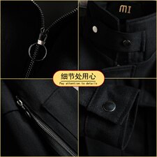 春秋季休闲工装夹克男士韩版宽松潮流百搭港风外套潮WT7781-P65，男装夹克，电商A128