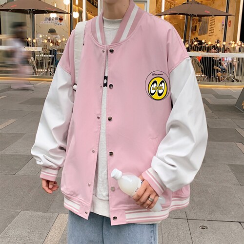 ！2023春季新款男士棒球夹克情侣中性棒球外套秋衣JK301P60图片