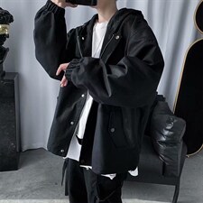 暗黑系春秋宽松外套男士ins韩版潮流机能风工装夹克百搭SY32-p65,男装夹克,星座1008-2