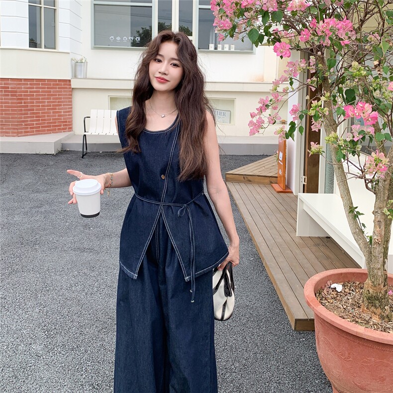 【夏装新款】牛仔套装两件套2C092-9311A-P150-K208,女装套装/套裙,2C092