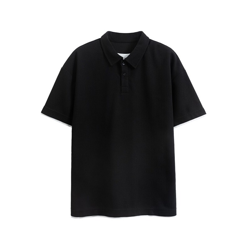 夏季新款港风日系假两件POLO领短袖T恤男insXZ213-TX21-P35控58，男装T恤，星座213