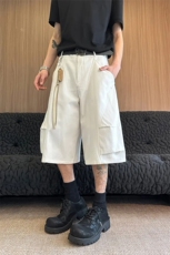 （网图慎用）特批P30无差价褶皱弧形潮流宽松弯刀七分裤男K5698，男装牛仔裤，电商A001