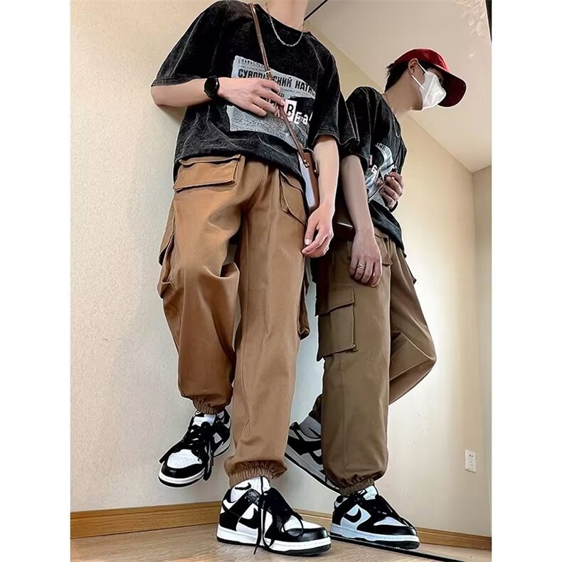 男春夏新款青少年时尚纯棉工装休闲裤A790P40,男装休闲裤,星座1116-2