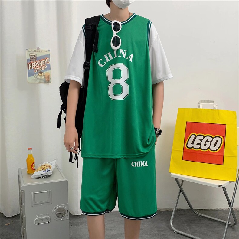 男潮流休闲套装篮球服运动套装F05P35,男装休闲套装,星座1116-2