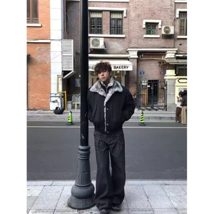 1506A/G1980/P146座山雕外套男冬季皮草貂毛大衣图片