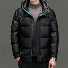 CR2330主推男设计羽绒服锦纶精品面料鸭绒90绒子含量数据好，男装羽绒服，钱塘207-2