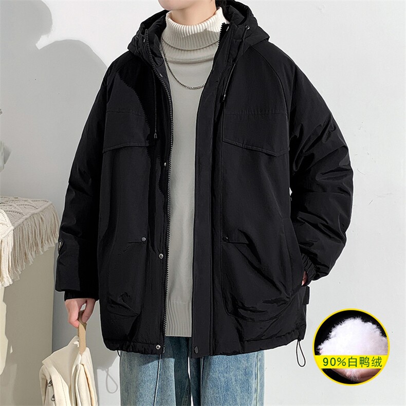 2023冬上新加绒加厚羽绒服时尚冲锋衣外套男女8313-P220控价318，男装羽绒服，电商A441-1