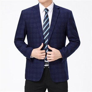 时尚西服春秋季男士商务休闲宽松中年正装西装外套男西服男装,男装西服,电商B212（原钱塘6029）