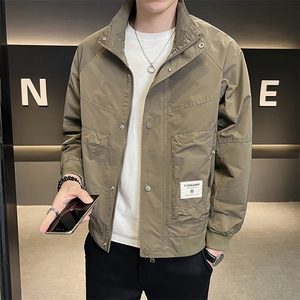 2025新款秋季夹克外套男士立领衣服潮流新品男装上衣 A225-858图片