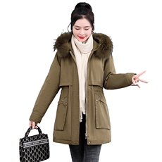 新款冬季外套2025年时尚百搭中长款派克服外套，女装派克服，新感觉