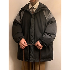 工装棉衣拼色外套加厚大码棉袄港风棉服日系1016-1W85P128K158，男装棉衣，星座1016-1（原电商B408-1）