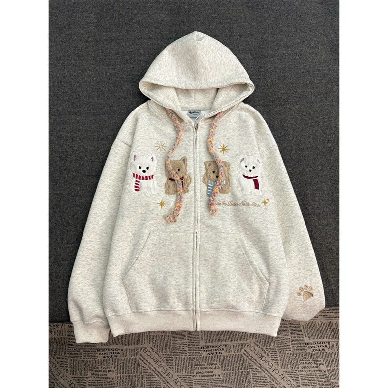 6810-P57新款连帽卫衣男女春秋季休闲百搭开衫卫衣,男装卫衣,电商B323A