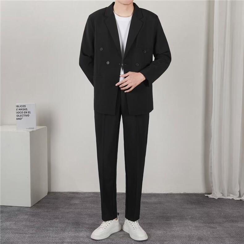 休闲西装男士外套结婚礼服春季新款潮牌西服套装男TK7570,男装西服套装,星座1116A-2（原606A-1）