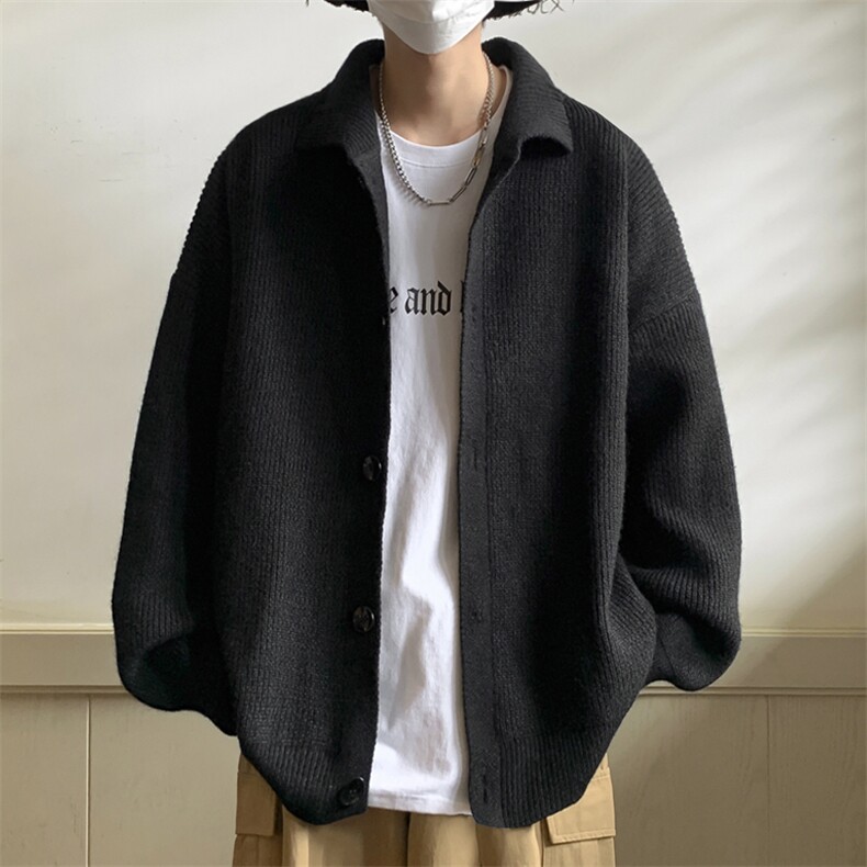 秋冬扣子毛衣开衫男宽松针织衫外套Ks8800-P65控88,男装针织衫/毛衣,星座1212