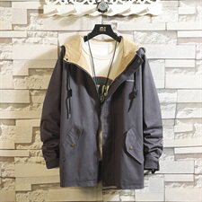 夹克男外套2020冬季新款青少年纯棉潮流加绒加厚棉服DS283T，男装夹克，电商A102
